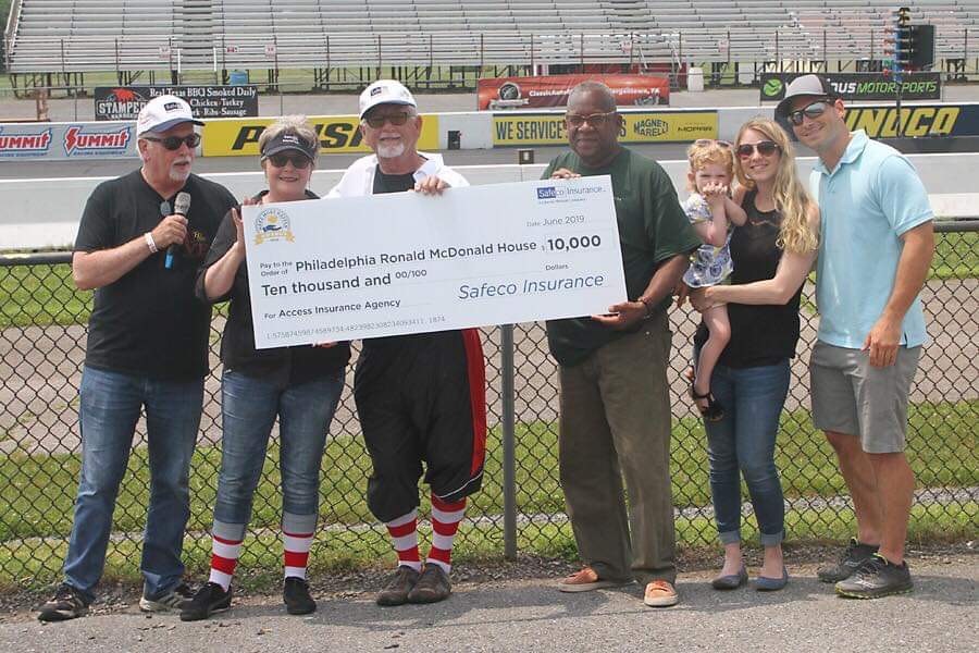 Access Insurance and Philadelphia Ronald McDonald House check presentation