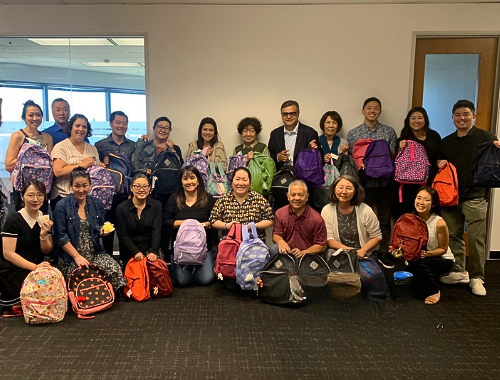 As part of the Ori-gen Family of Companies, The J. Morey Company team unites to kick off the 2024 Back-to-School Drive for CPAF’s Emergency Shelter.